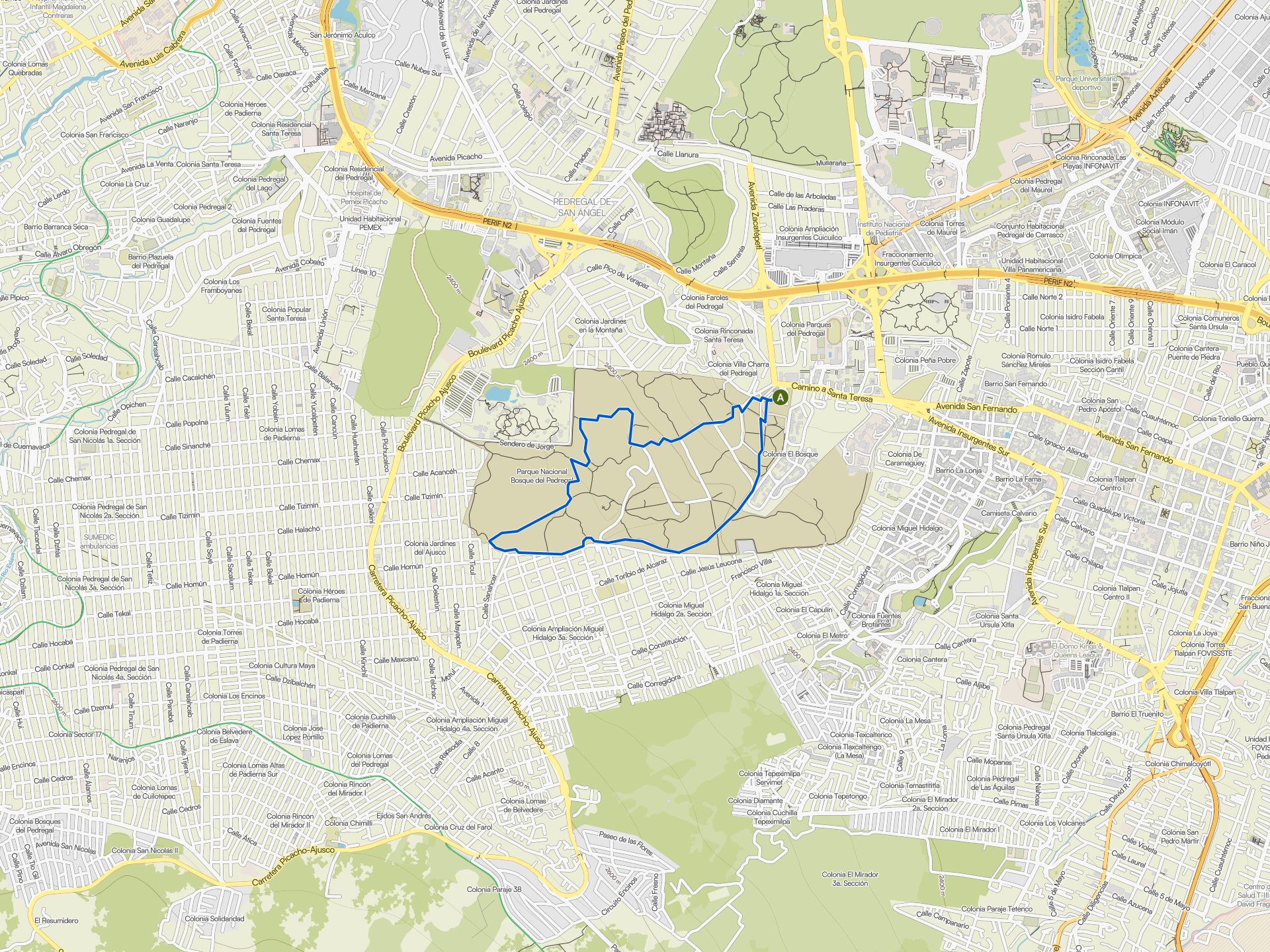 Las mejores Rutas de senderismo en Tlalpan | Komoot